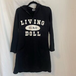 LIVING DOLL hoodie dress